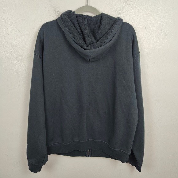 Skims Hoodie Sweatshirt Womens Large Black Full Zip Fleece Casual Lounge - Picture 5 of 8